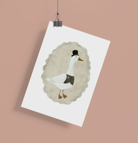 Plakat to tata Gęsior